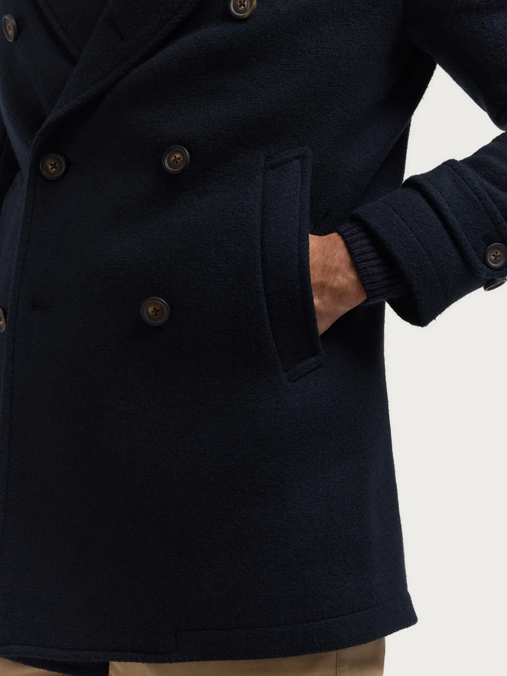 Abrigos-Alvaro Moreno ABRIGO BREM Azul Marino