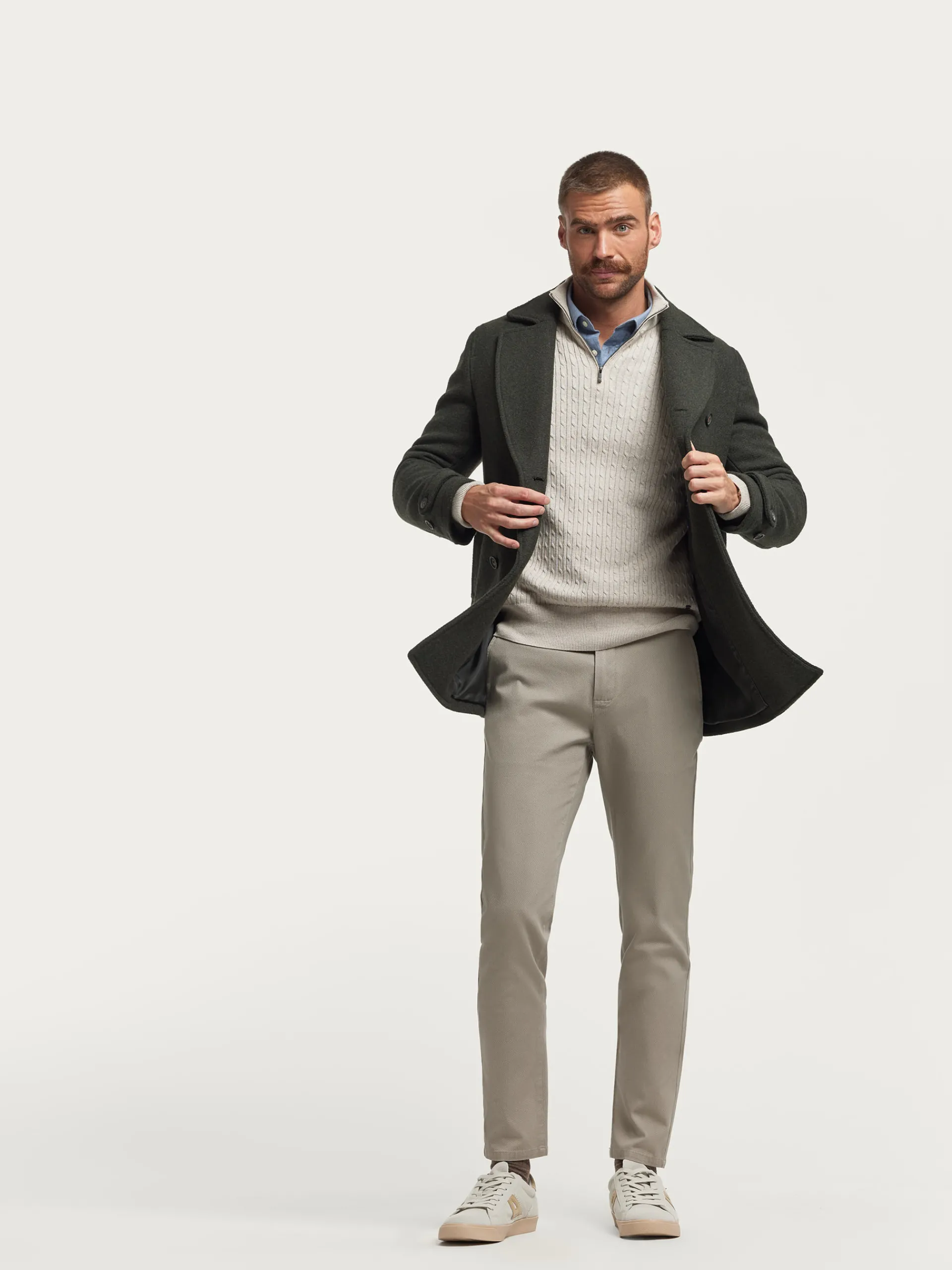 Abrigos-Alvaro Moreno ABRIGO BREM Verde