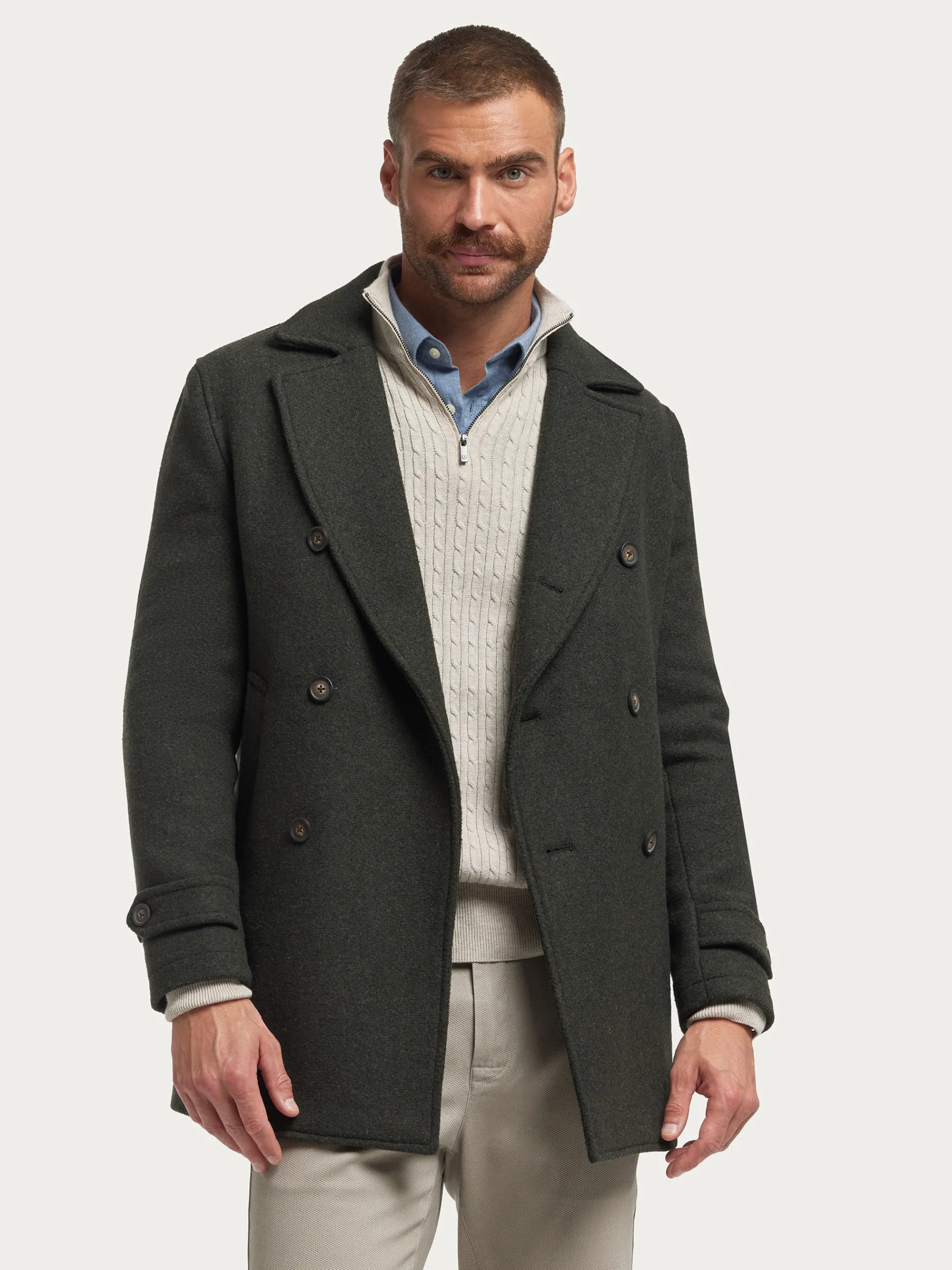 Abrigos-Alvaro Moreno ABRIGO BREM Verde