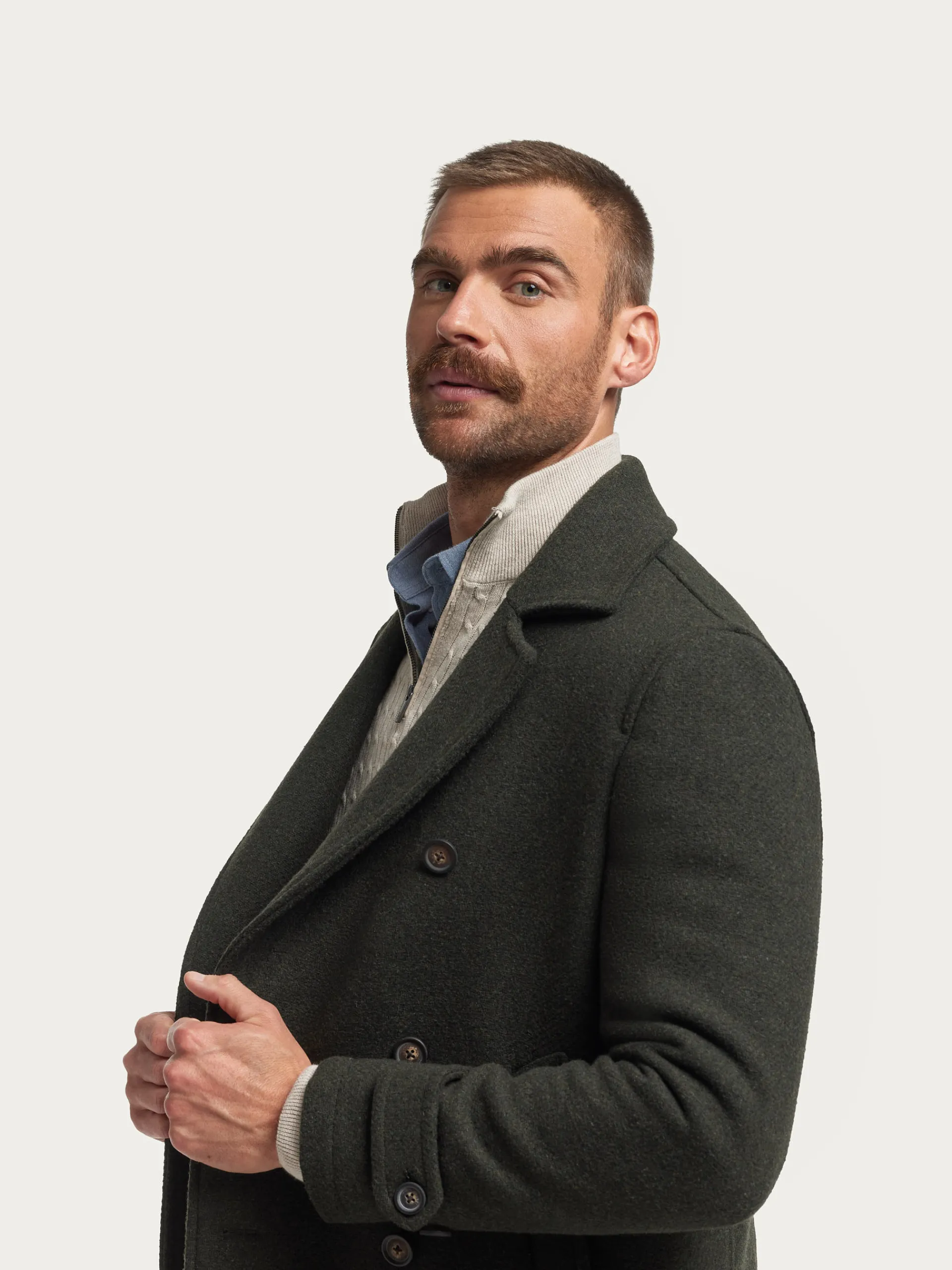 Abrigos-Alvaro Moreno ABRIGO BREM Verde