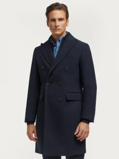 Abrigos-Alvaro Moreno ABRIGO HICKEY Azul Marino