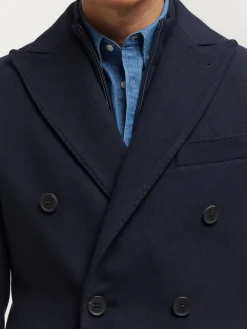 Abrigos-Alvaro Moreno ABRIGO HICKEY Azul Marino