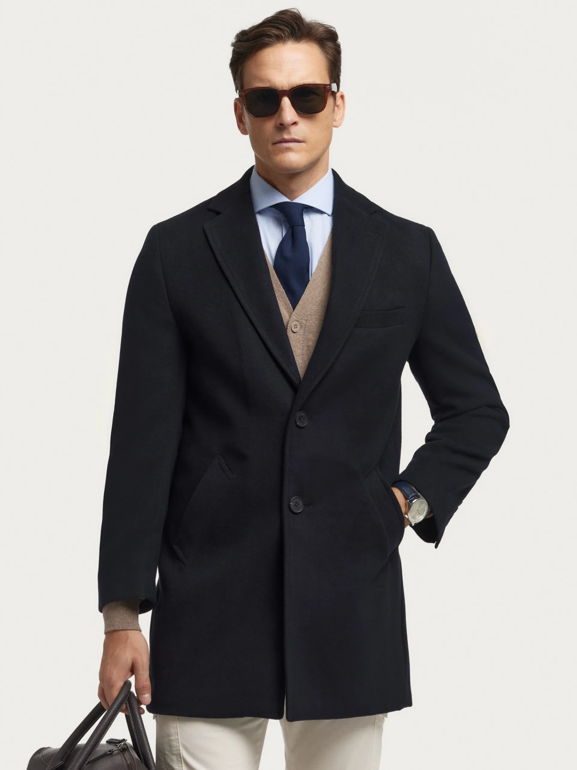 Abrigos-Alvaro Moreno ABRIGO MOON Azul Marino