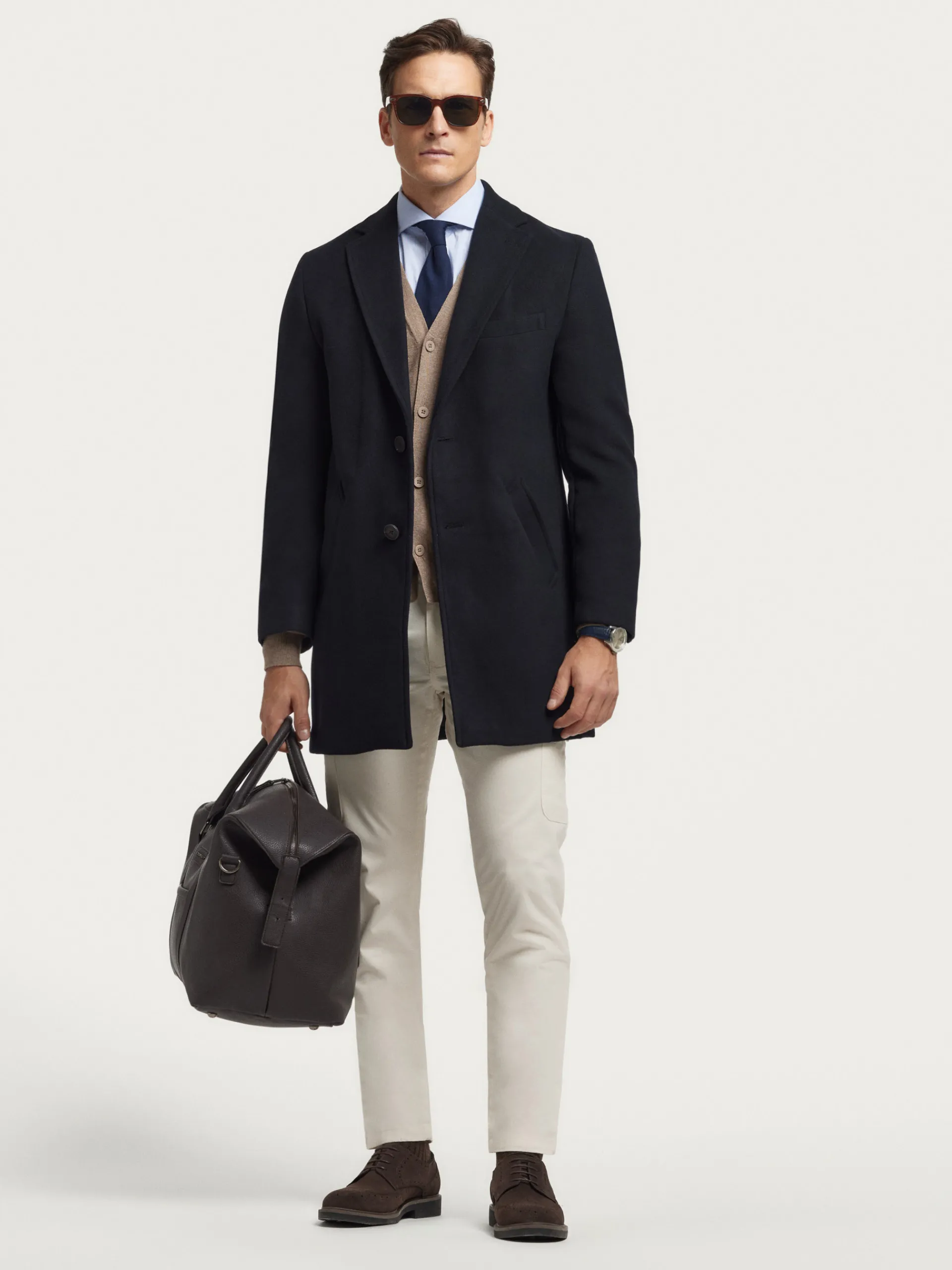 Abrigos-Alvaro Moreno ABRIGO MOON Azul Marino