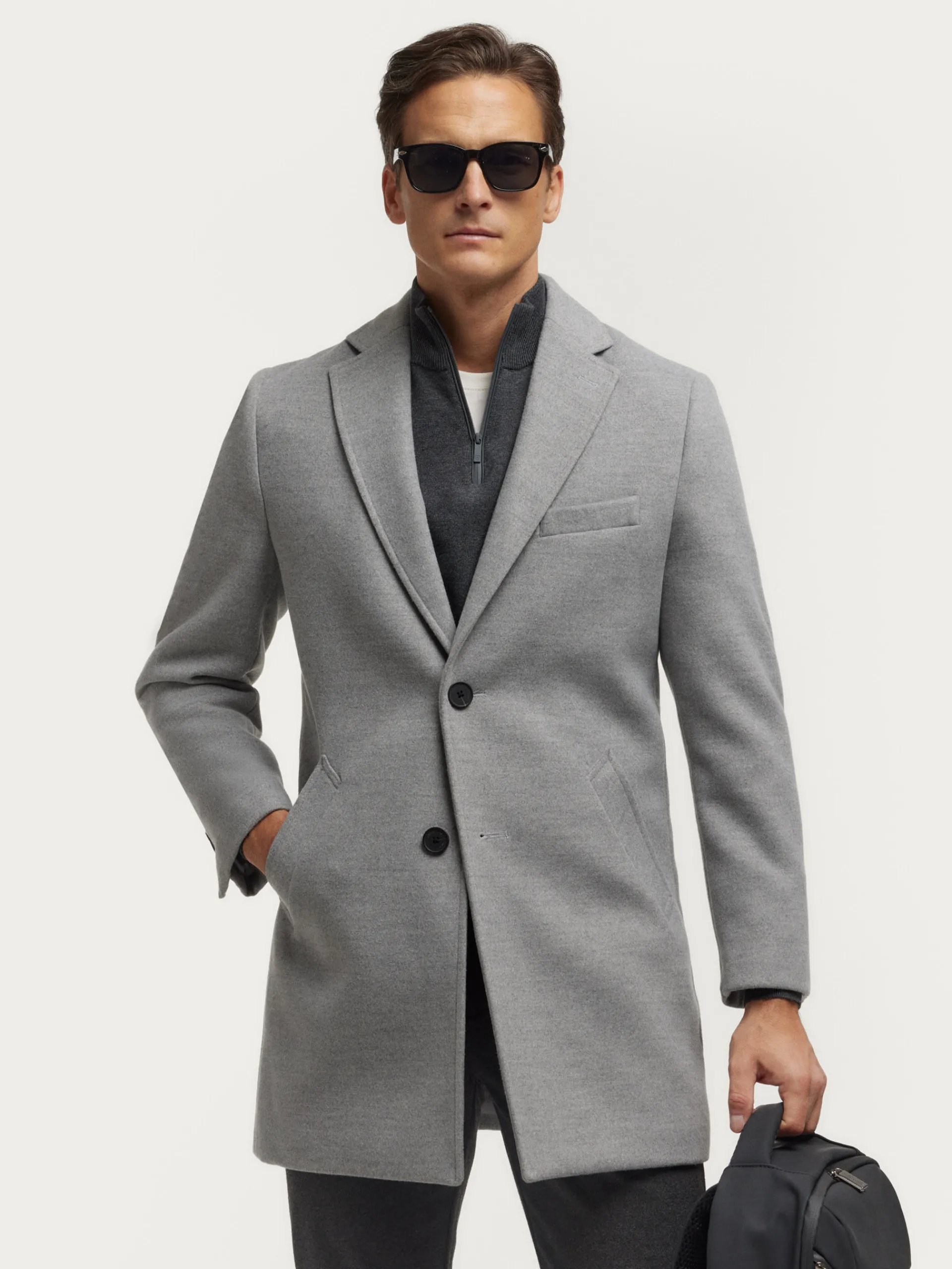 Abrigos-Alvaro Moreno ABRIGO MOON Gris