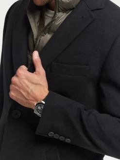 Abrigos-Alvaro Moreno ABRIGO MOON Negro