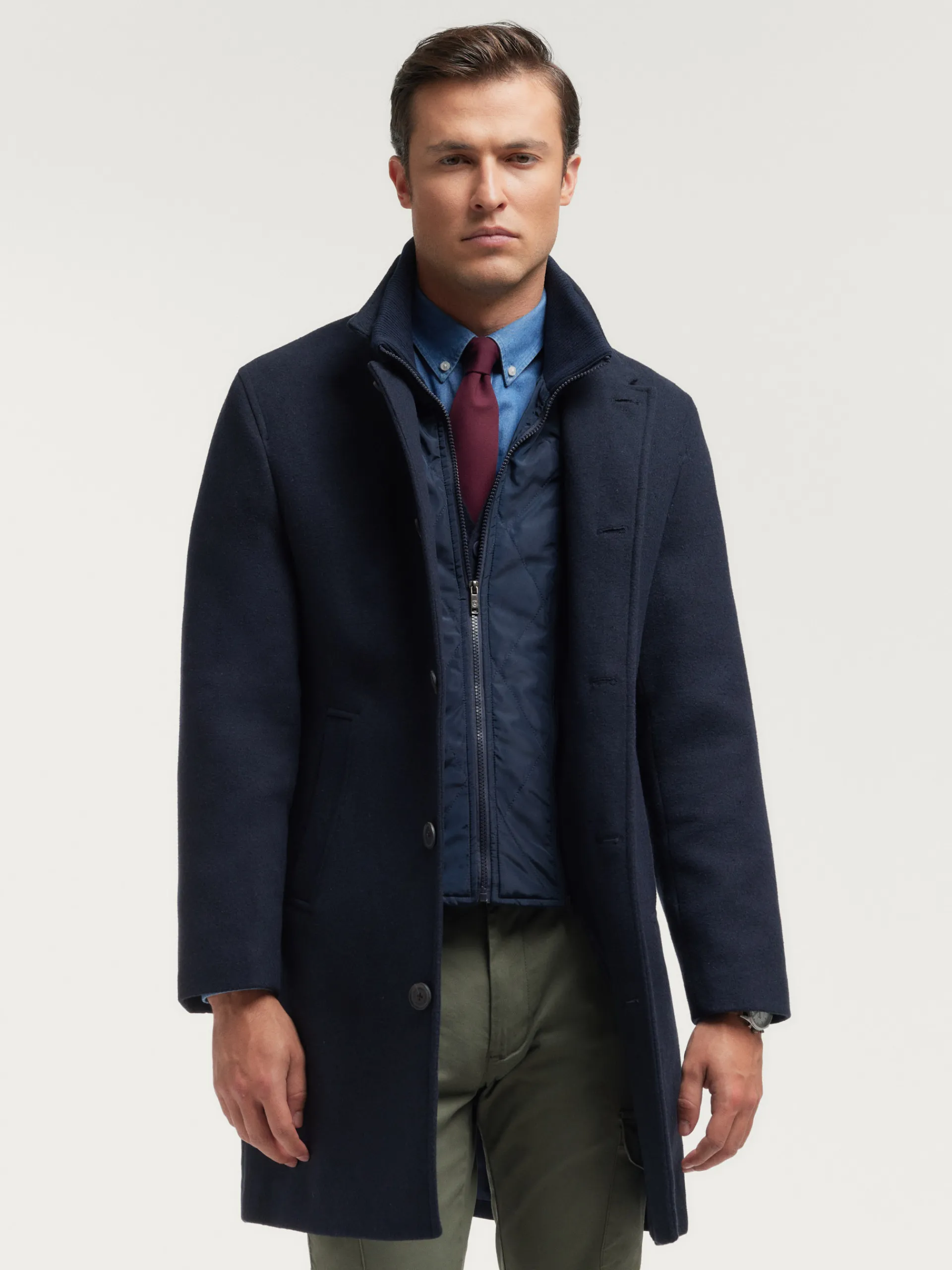 Abrigos-Alvaro Moreno ABRIGO STEVEN Azul Marino