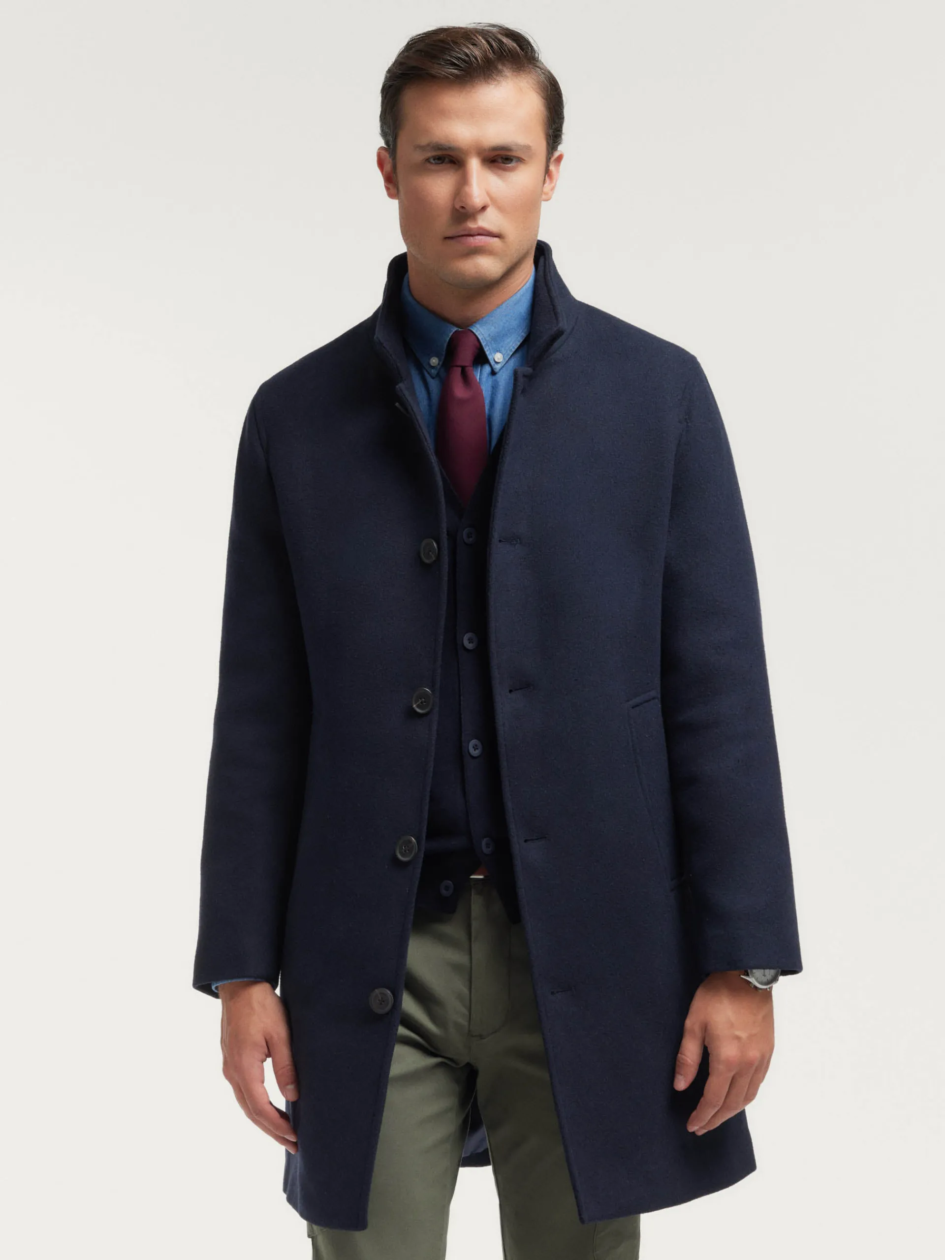 Abrigos-Alvaro Moreno ABRIGO STEVEN Azul Marino