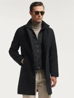 Abrigos-Alvaro Moreno ABRIGO STEVEN Negro