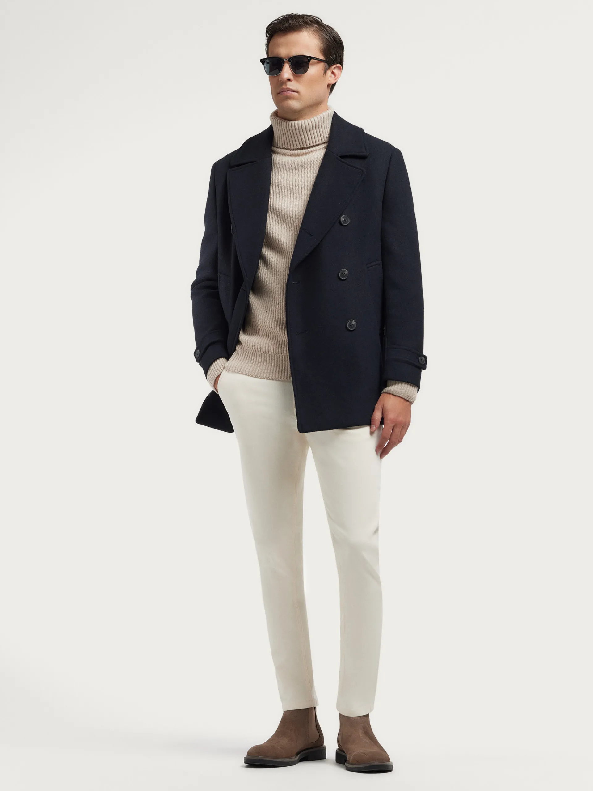 Abrigos-Alvaro Moreno ABRIGO THOMAS Azul Marino