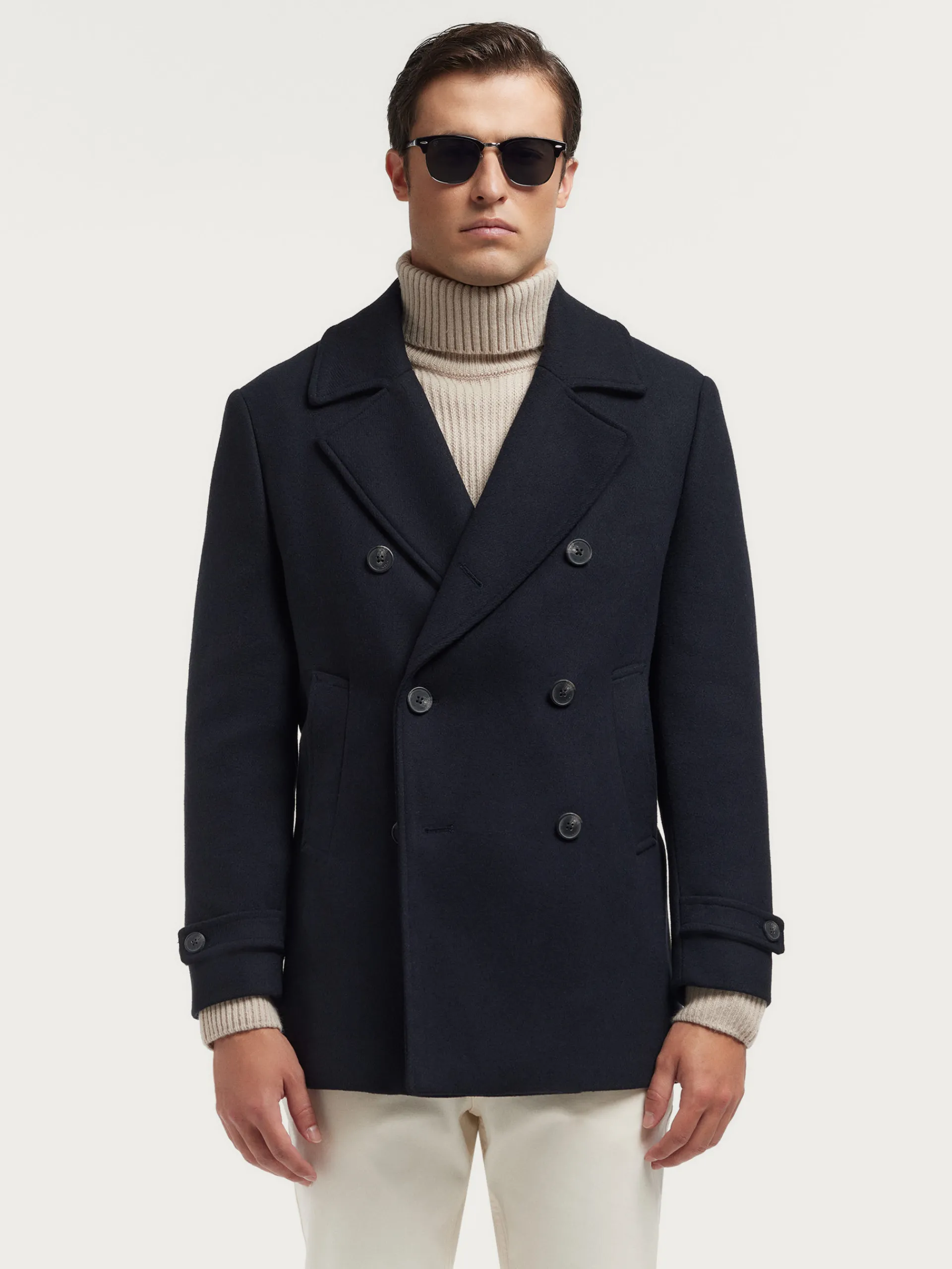 Abrigos-Alvaro Moreno ABRIGO THOMAS Azul Marino