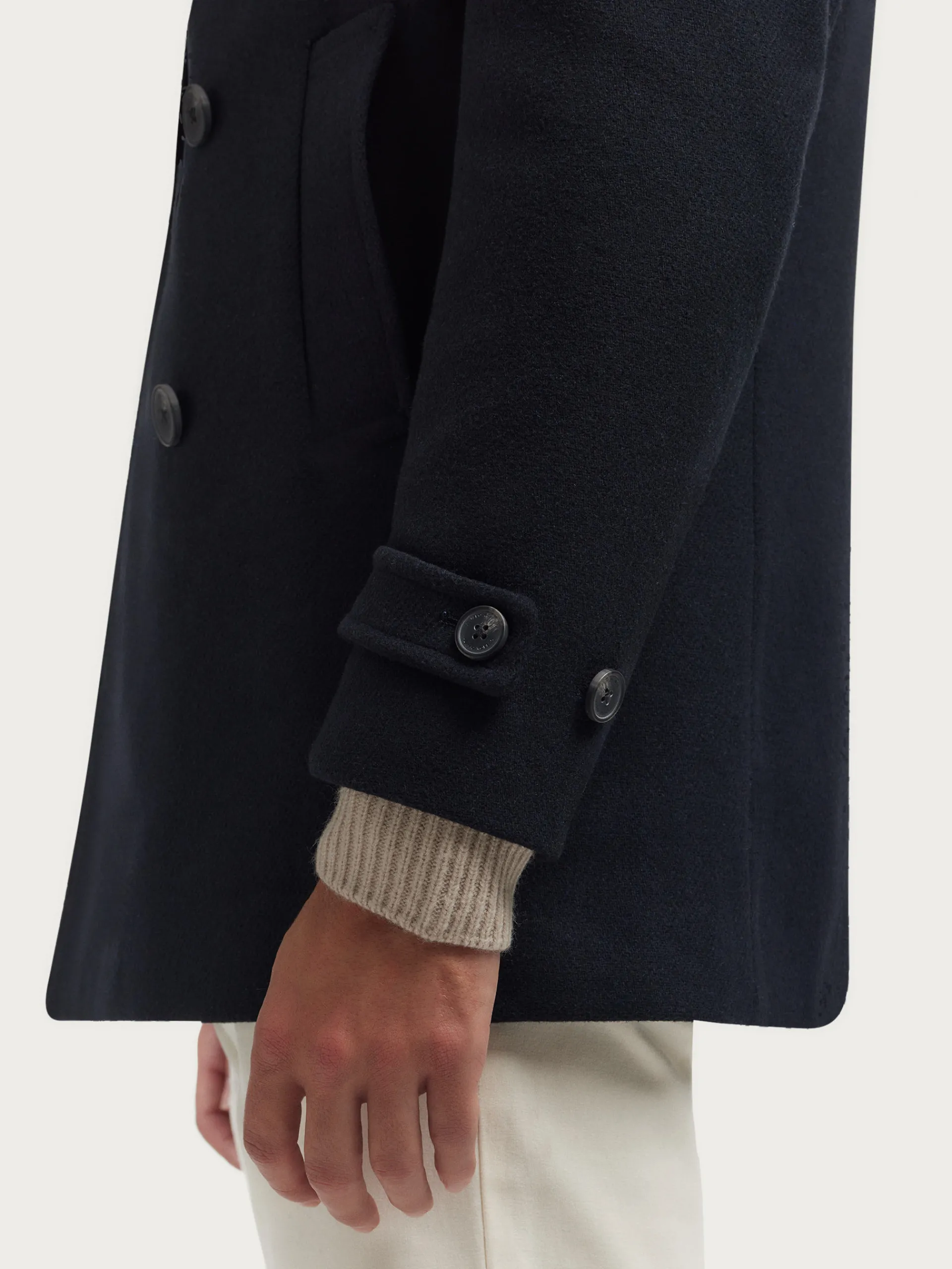 Abrigos-Alvaro Moreno ABRIGO THOMAS Azul Marino