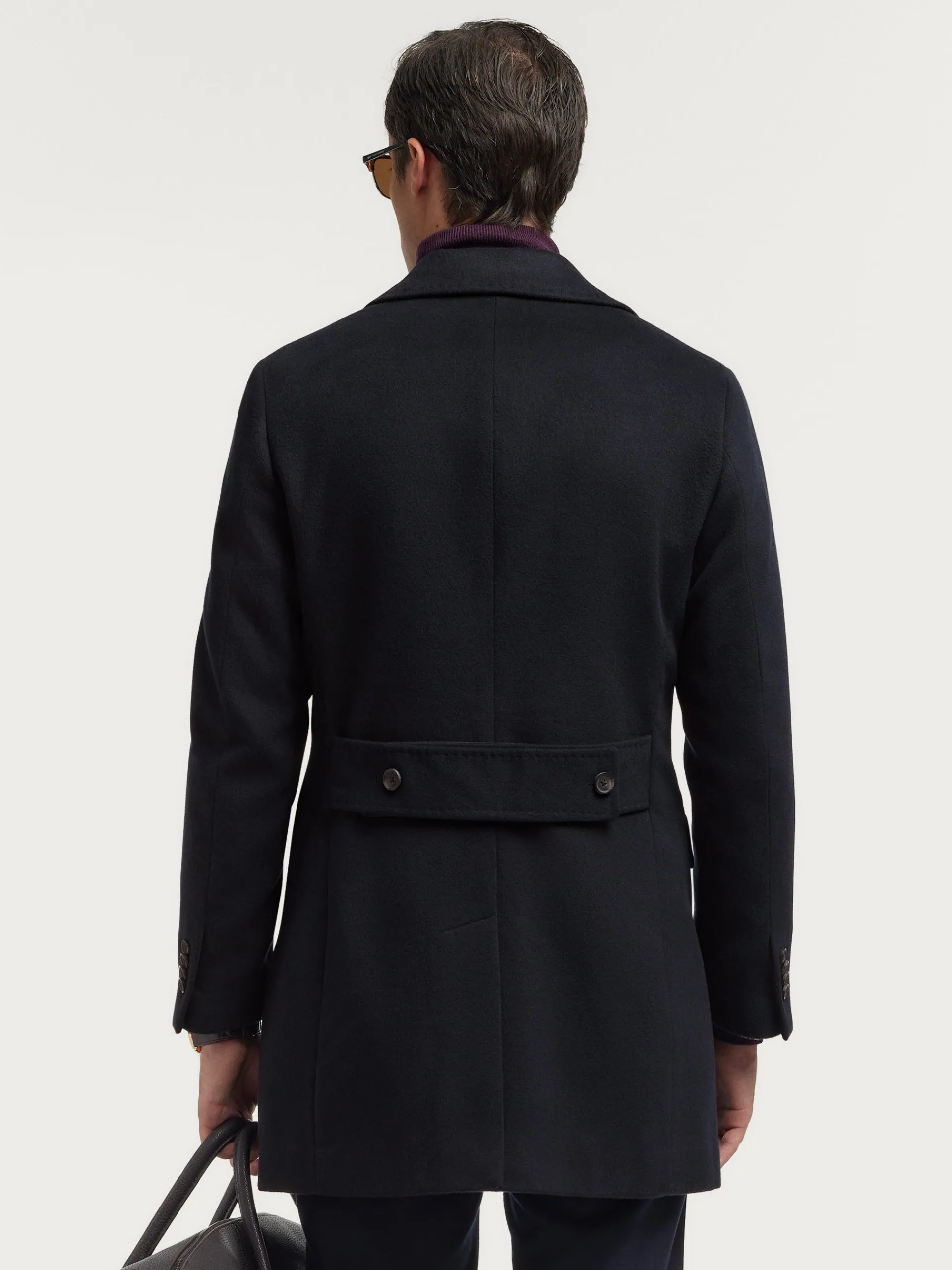 Abrigos-Alvaro Moreno ABRIGO WELLS Azul Marino