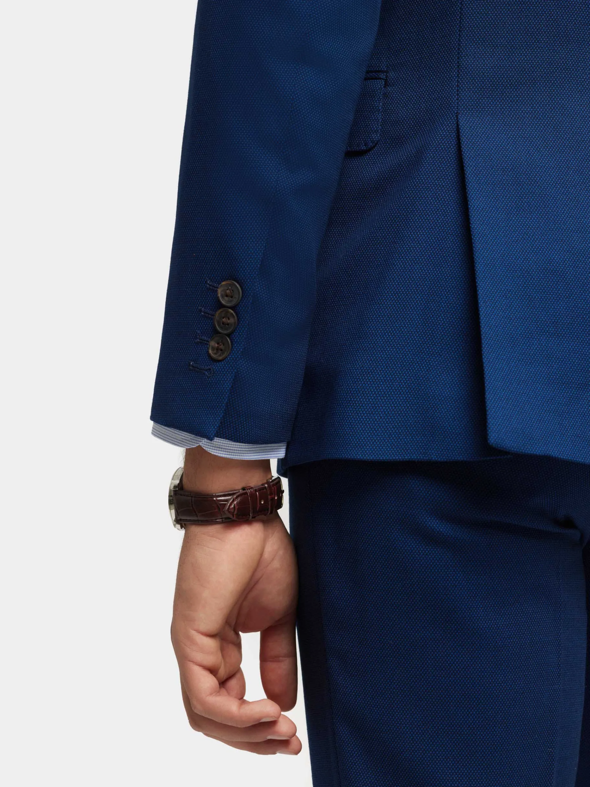 Trajes|Trajes-Alvaro Moreno AMERICANA BIRDEYE Azul