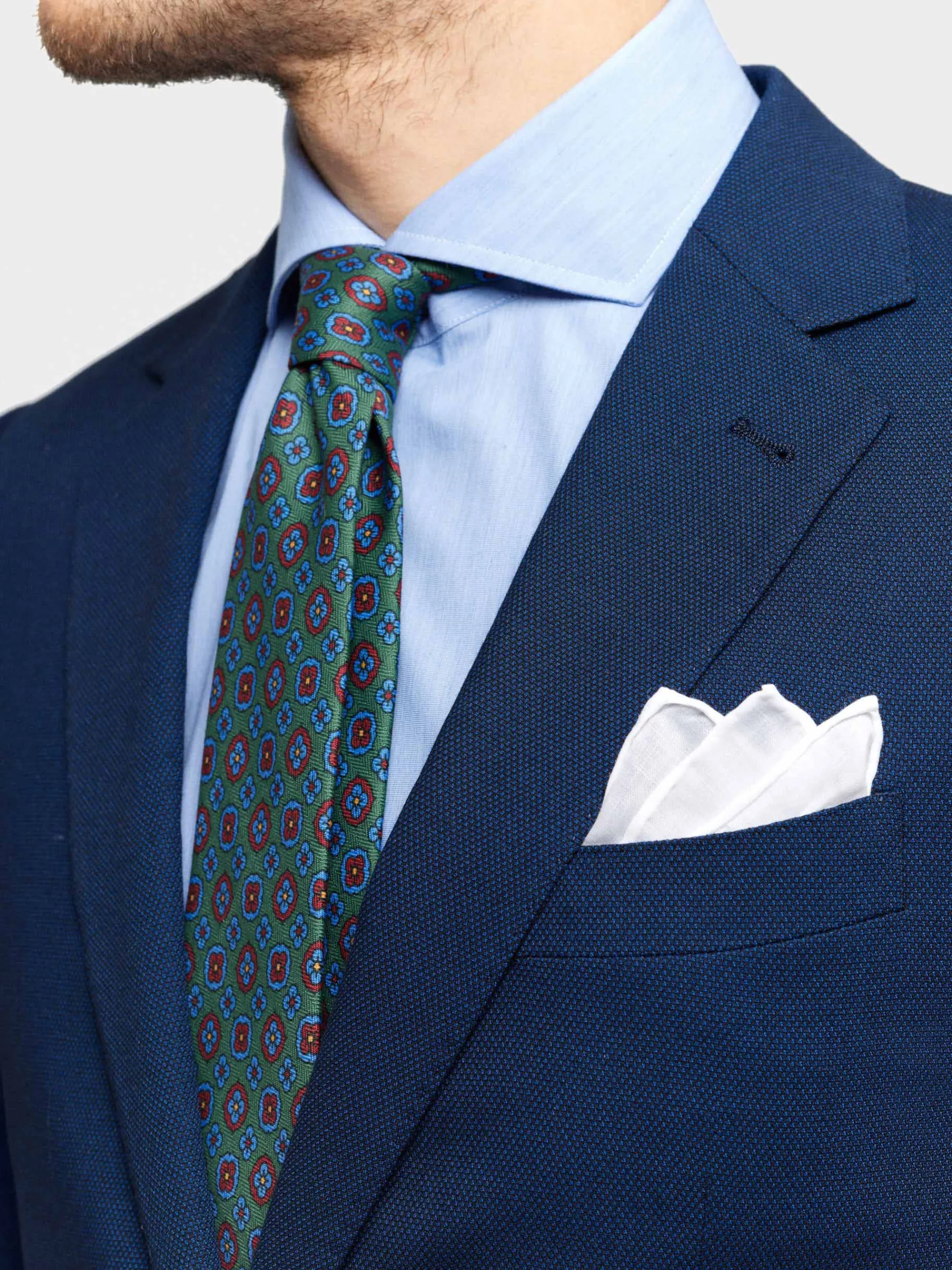 Trajes|Trajes-Alvaro Moreno AMERICANA BIRDEYE Azul Marino