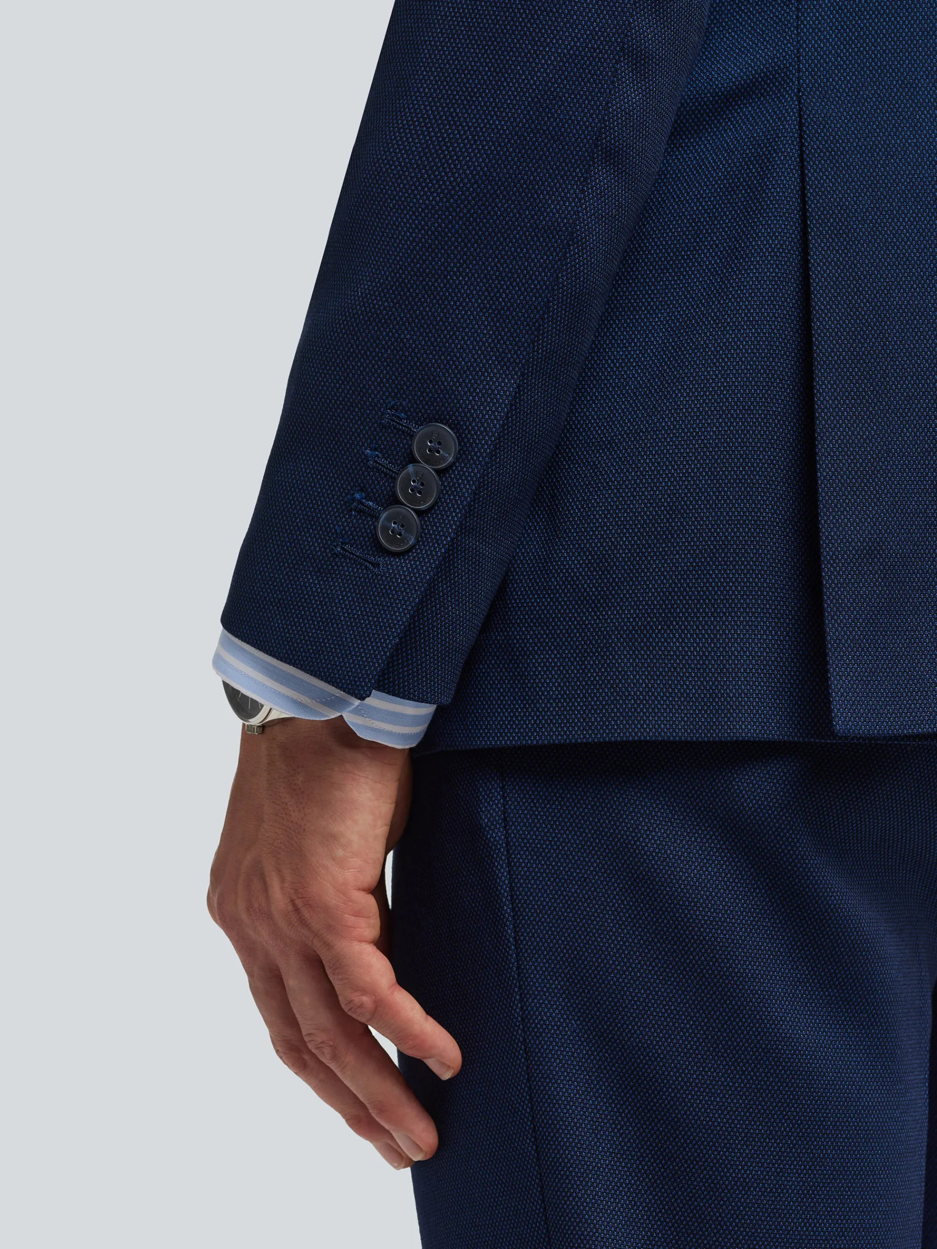 Trajes|Trajes-Alvaro Moreno AMERICANA BIRDEYE Azul Marino