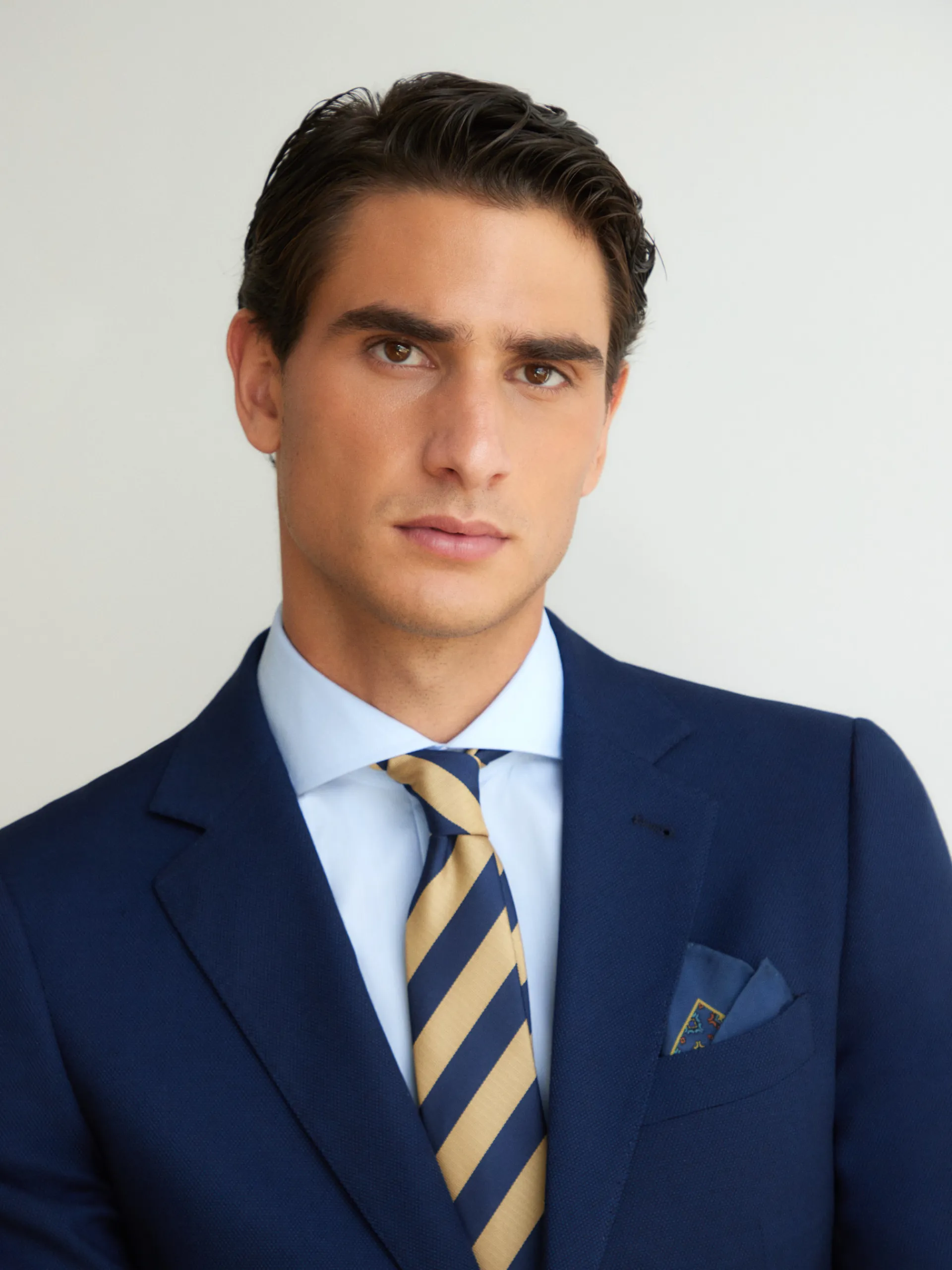 Trajes|Trajes-Alvaro Moreno AMERICANA BIRDEYE Azul Marino