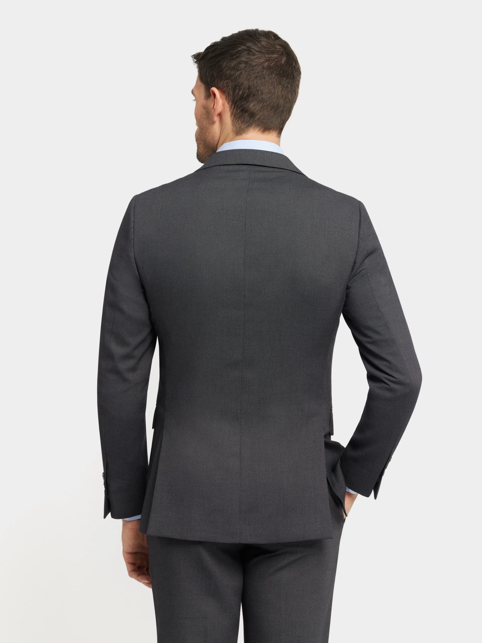 Trajes|Trajes-Alvaro Moreno AMERICANA BIRDEYE Gris