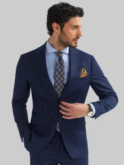 Trajes|Trajes-Alvaro Moreno AMERICANA CAPO DIPLO Azul Marino