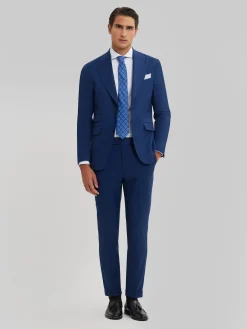 Trajes|Trajes-Alvaro Moreno AMERICANA CAPO MICRO Azul