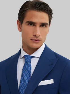 Trajes|Trajes-Alvaro Moreno AMERICANA CAPO MICRO Azul