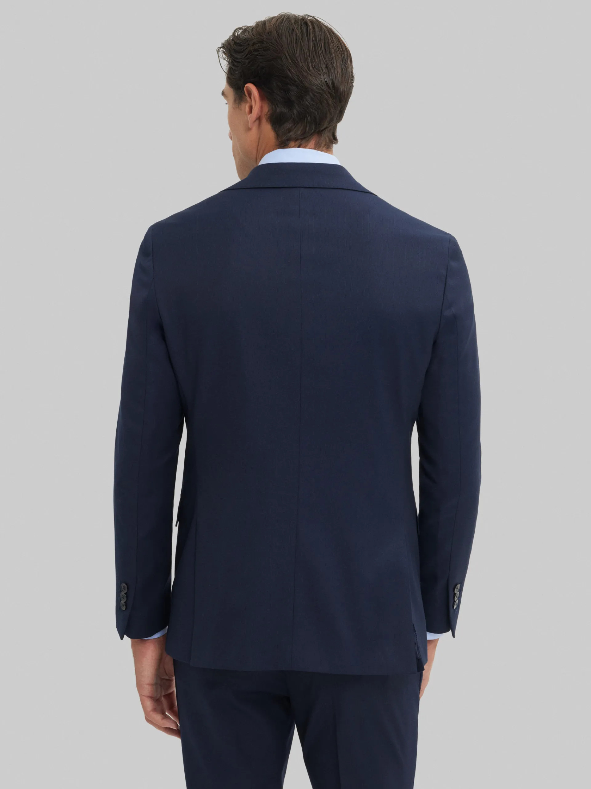 Trajes|Trajes-Alvaro Moreno AMERICANA CAPO MICRO Azul Marino