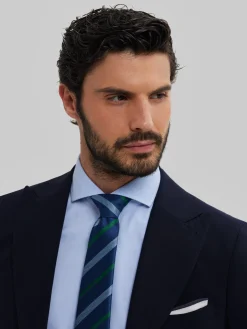 Trajes|Trajes-Alvaro Moreno AMERICANA CAPO PLAIN Azul Marino