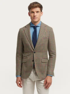 Americanas-Alvaro Moreno AMERICANA CUADRO HARRIS Verde