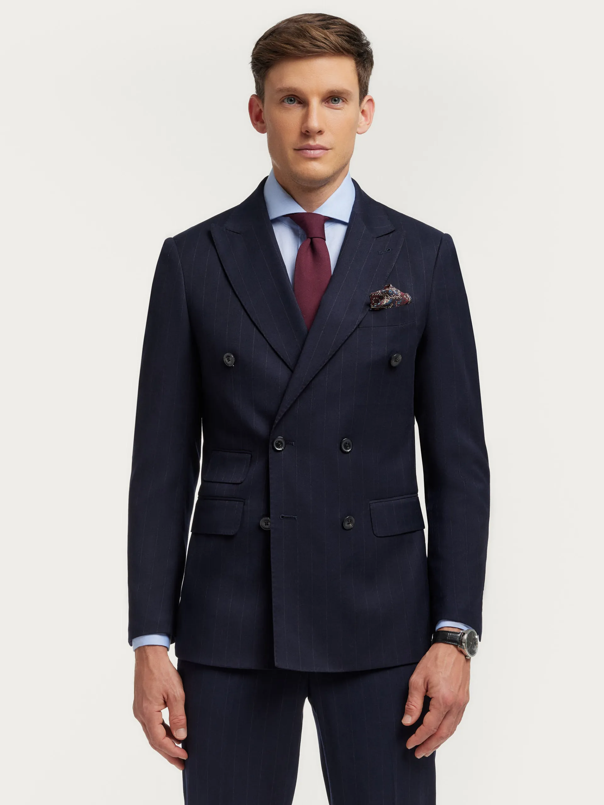 Trajes|Trajes-Alvaro Moreno AMERICANA DUOMO DIPLO Azul Marino