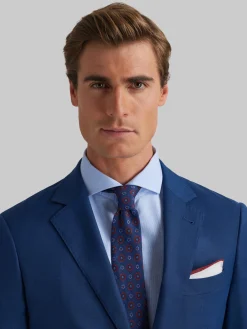 Trajes|Trajes-Alvaro Moreno AMERICANA FIL A FIL Azul