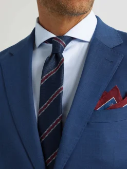 Trajes|Trajes-Alvaro Moreno AMERICANA FIL A FIL Azul