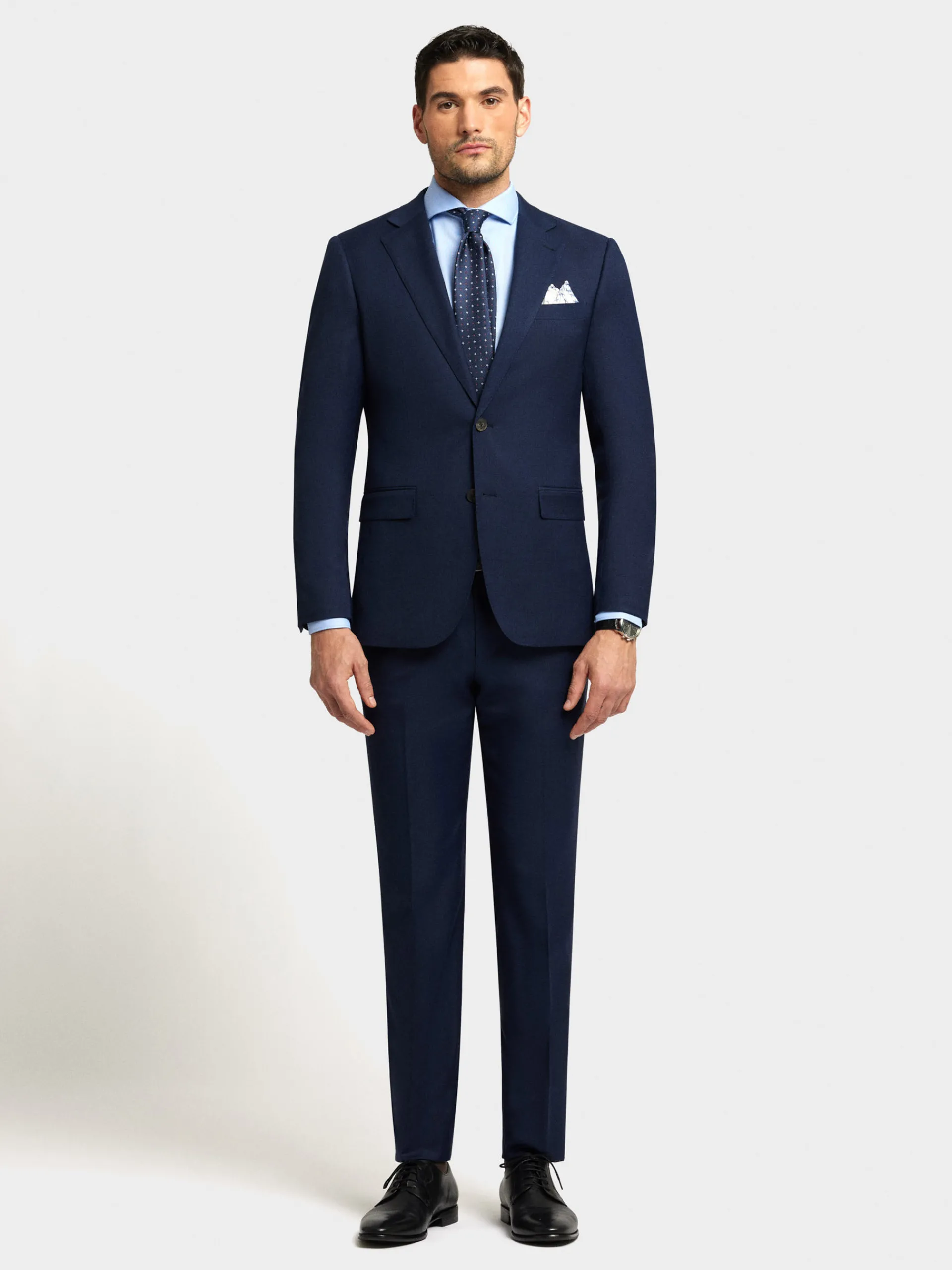 Trajes|Trajes-Alvaro Moreno AMERICANA FIL A FIL Azul Marino