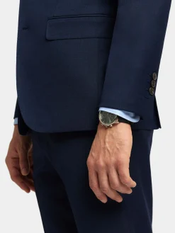 Trajes|Trajes-Alvaro Moreno AMERICANA FIL A FIL Azul Marino