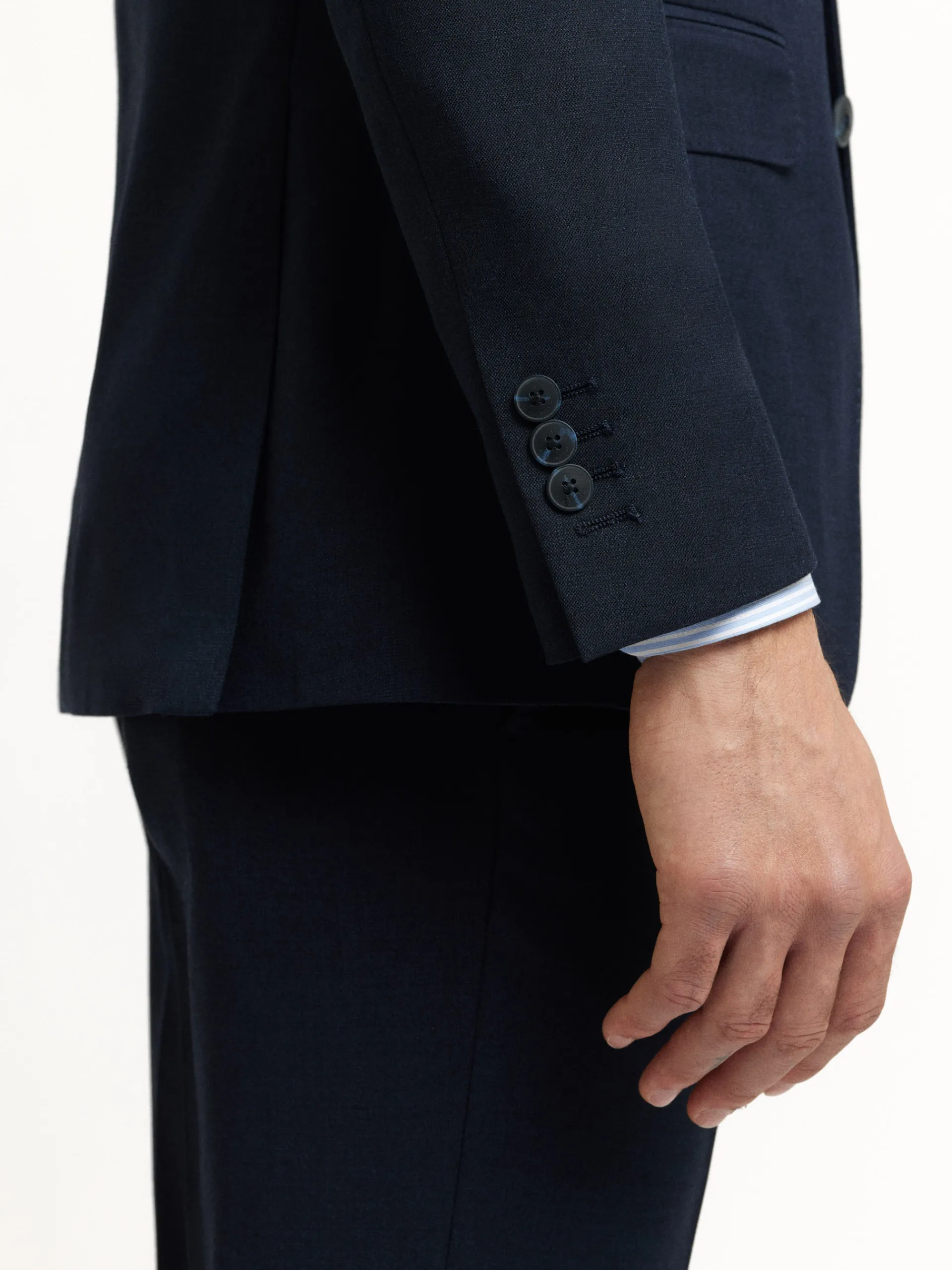 Trajes|Trajes-Alvaro Moreno AMERICANA FIL A FIL Azul Marino