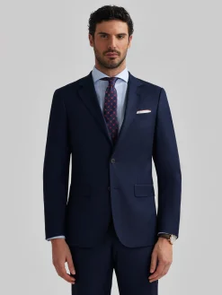 Trajes|Trajes-Alvaro Moreno AMERICANA FIL A FIL Azul Marino