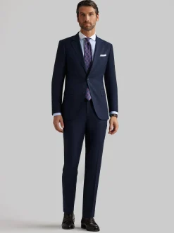 Trajes|Trajes-Alvaro Moreno AMERICANA FIL A FIL Azul Marino