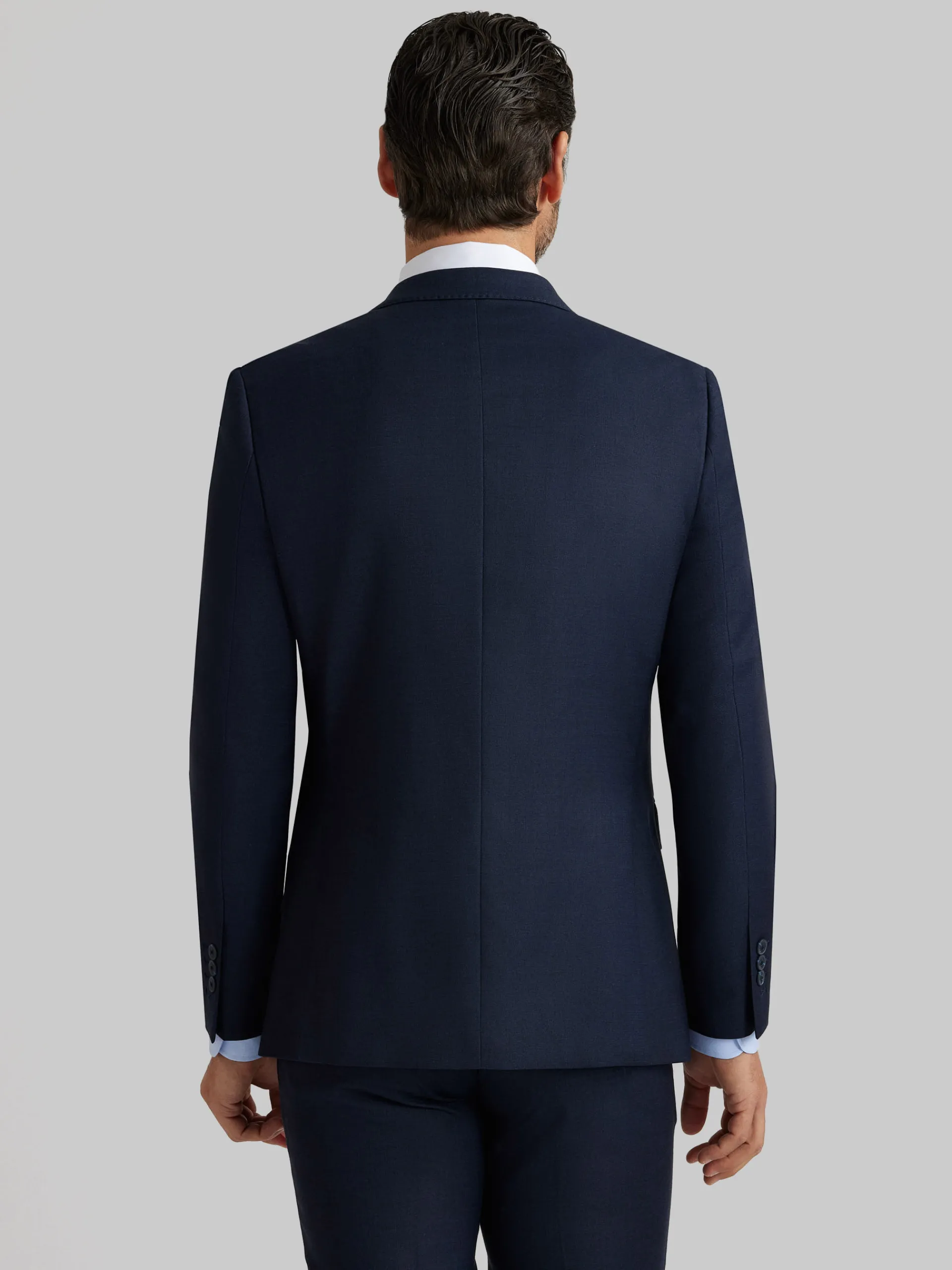 Trajes|Trajes-Alvaro Moreno AMERICANA FIL A FIL Azul Marino