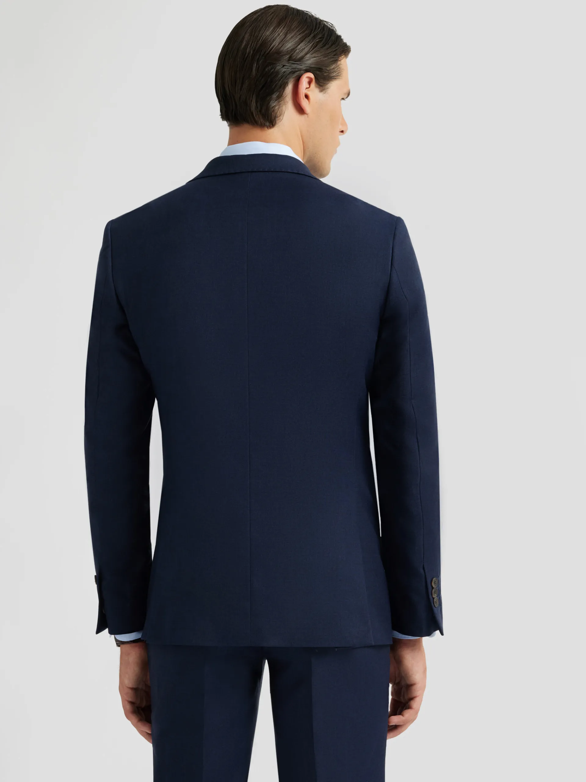 Trajes|Trajes-Alvaro Moreno AMERICANA FIL A FIL Azul Marino