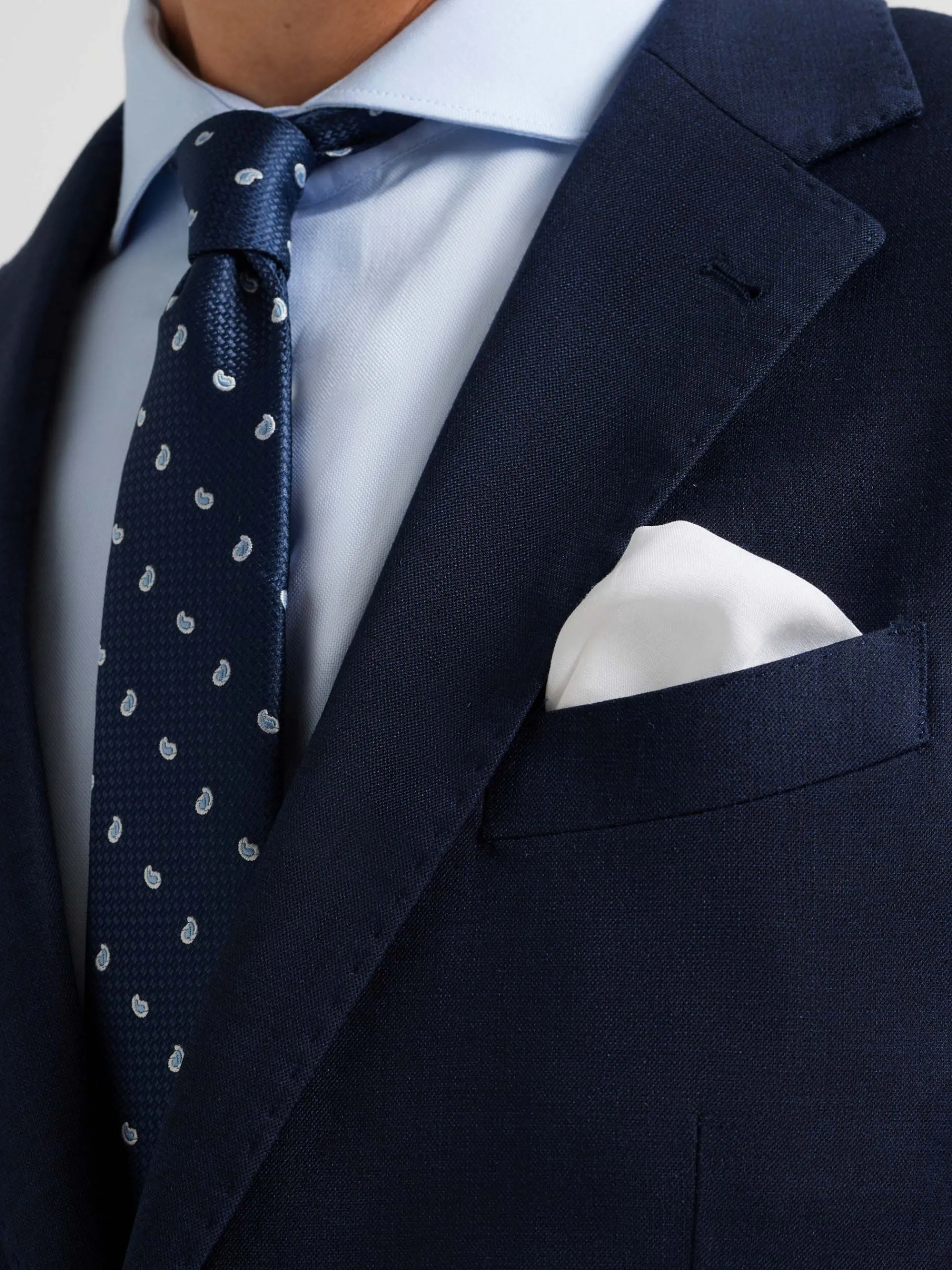 Trajes|Trajes-Alvaro Moreno AMERICANA FIL A FIL Azul Marino