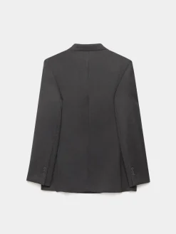 Trajes|Trajes-Alvaro Moreno AMERICANA FIL A FIL CRUZADO Gris