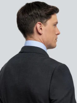 Trajes|Trajes-Alvaro Moreno AMERICANA FIL A FIL CRUZADO Gris