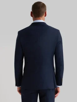 Trajes|Trajes-Alvaro Moreno AMERICANA FIL A FIL CRUZADO Azul Marino