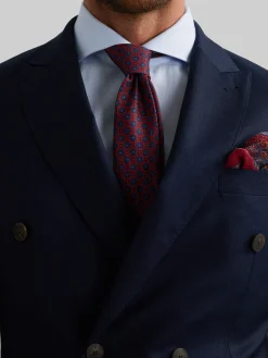 Trajes|Trajes-Alvaro Moreno AMERICANA FIL A FIL CRUZADO Azul Marino