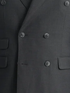 Trajes|Trajes-Alvaro Moreno AMERICANA FIL A FIL CRUZADO Gris