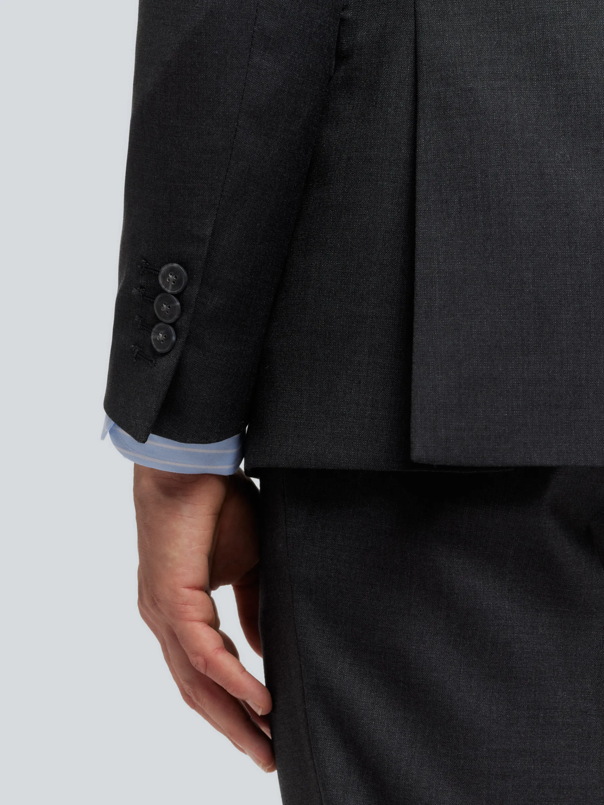 Trajes|Trajes-Alvaro Moreno AMERICANA FIL A FIL Gris