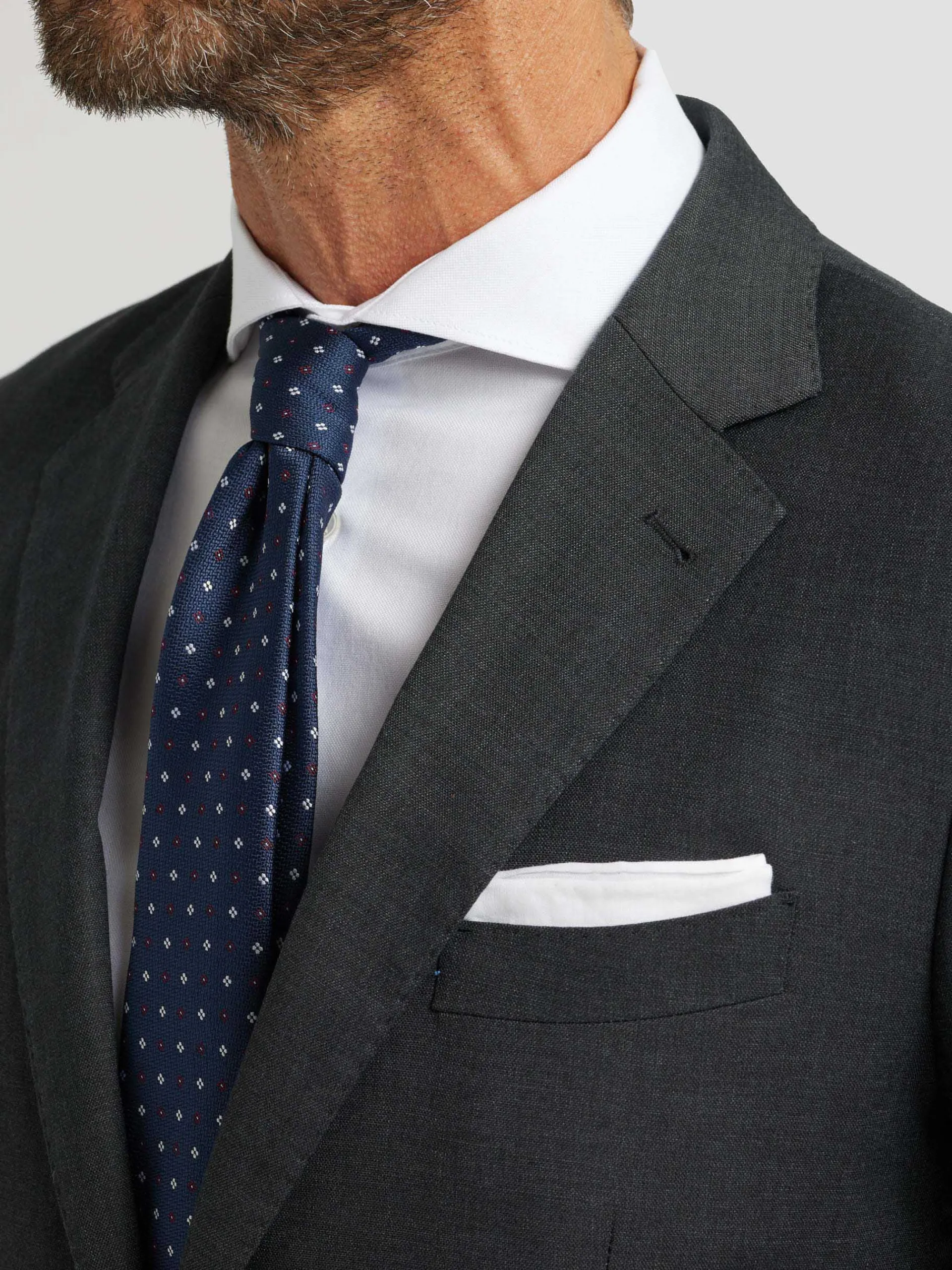 Trajes|Trajes-Alvaro Moreno AMERICANA FIL A FIL Gris