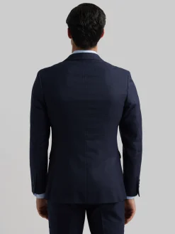 Trajes|Trajes-Alvaro Moreno AMERICANA FINESTRA SLIM Azul Marino