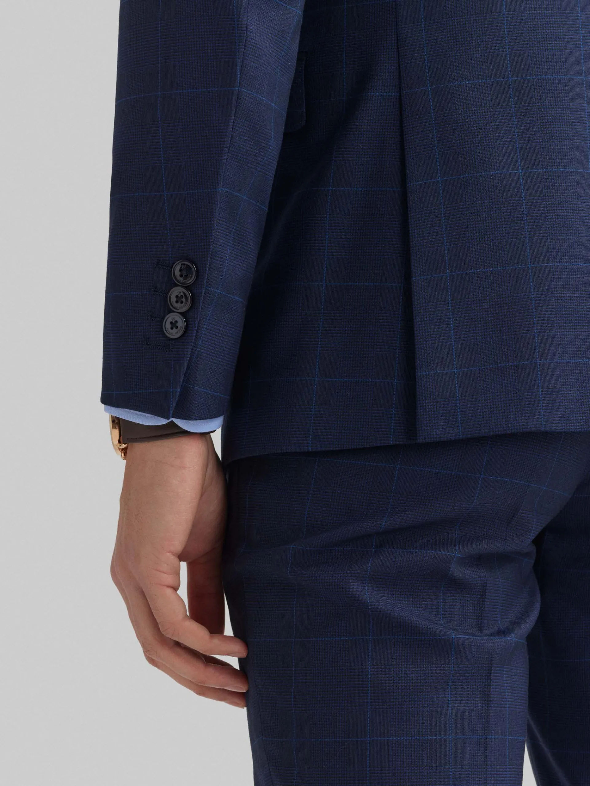 Trajes|Trajes-Alvaro Moreno AMERICANA GALES SLIM Azul Marino