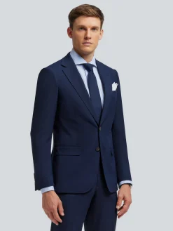 Trajes|Trajes-Alvaro Moreno AMERICANA MICRO BIRD Azul Marino