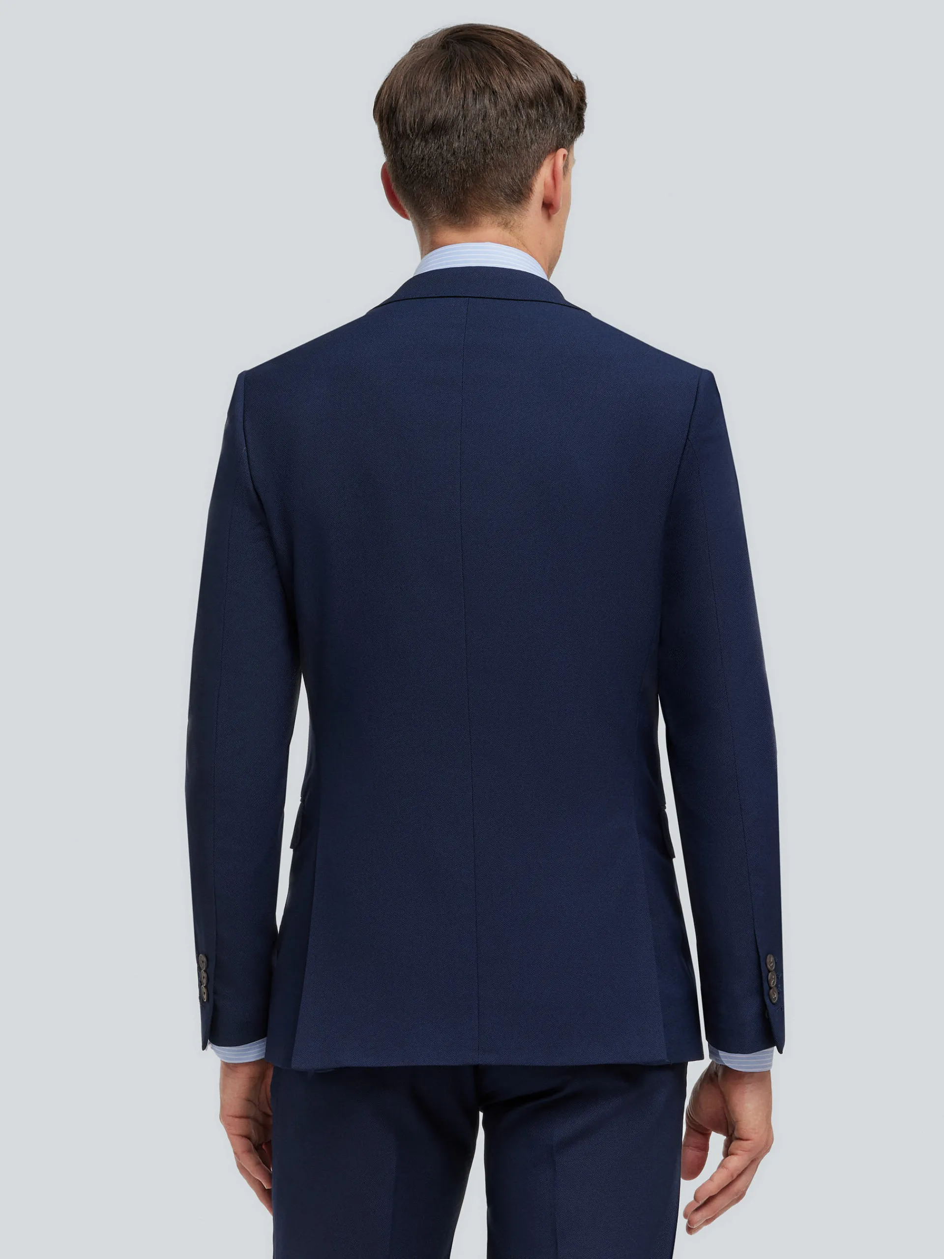 Trajes|Trajes-Alvaro Moreno AMERICANA MICRO BIRD Azul Marino